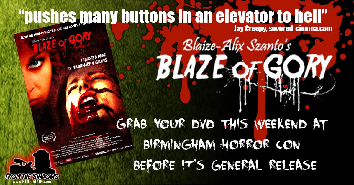 Blaze of Gory early DVD flier